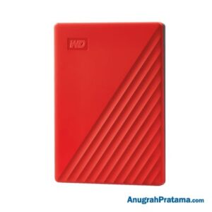 WESTERN DIGITAL My Passport 4TB Portable Hard Drive - Red