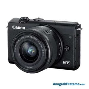 CANON EOS M200 (EF-M15-45mm f/3.5-6.3 IS STM) Mirrorless Camera - Black