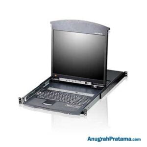 ATEN 8-Port Slideaway 19 in Single Rail LCD KVM (CL5708N-AT-AG)