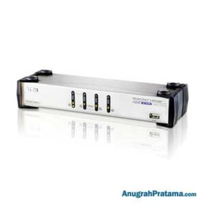 ATEN CS1744 4-Port USB VGA Dual Display/Audio KVMP Switch