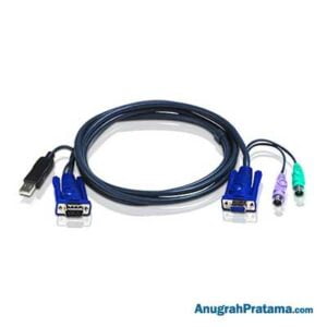 ATEN 1.8M USB KVM Cable with built-in PS2 to USB Converter (2L-5502UP)