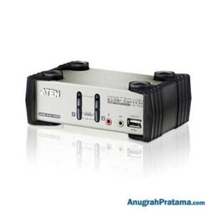 ATEN 2-Port PS/2-USB VGA/Audio KVMP Switch with OSD (CS1732B)