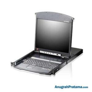 ATEN 16-Port 19 in Dual Rail CAT5 LCD KVM Switch (KL1516AiN-AXA-AG)