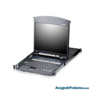ATEN 16-Port Multi-Interface Cat 5 19 in Dual Rail LCD KVM Switch (KL1516AN-AX-AG)