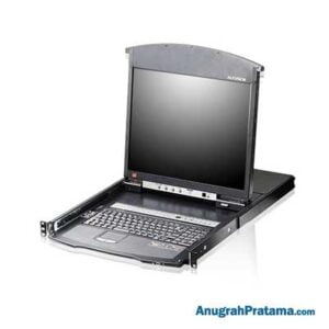 ATEN 8-Port 17 in Dual Rail CAT5 LCD KVM Switch (KL1508AiM-AXA-AG)