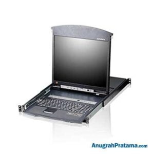 ATEN 16-Port Multi-Interface Cat 5 17 in Dual Rail LCD KVM Switch (KL1516AM-AXA-AG)