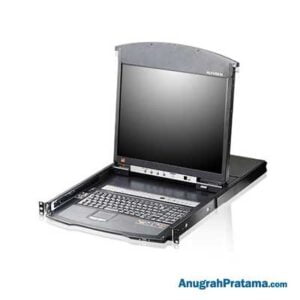 ATEN 8-Port 17 in Dual Rail CAT5 LCD KVM Switch (KL1508AiN-AXA-AG)
