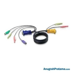ATEN 1.2M PS/2 KVM Cable with 3 in 1 SPHD and Audio (2L-5301P)