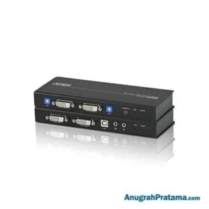 ATEN USB DVI Dual View Cat 5 KVM Extender (1024 x 768@60m) (CE604-AT-G)
