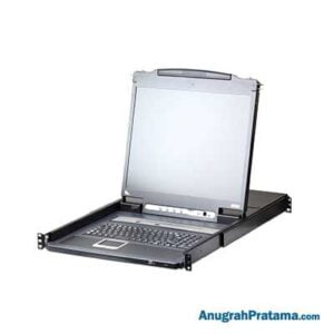 ATEN 8-Port PS/2-USB VGA 19 in Single Rail LCD KVM Switch (CL5708iN-ATA-AG)