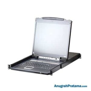 ATEN 16-Port PS/2-USB VGA 17 in Single Rail LCD KVM Switch (CL5716iM-ATA-AG)