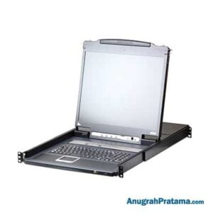 ATEN 8-Port PS/2-USB VGA 17 in Single Rail LCD KVM Switch (CL5708iM-ATA-AG)