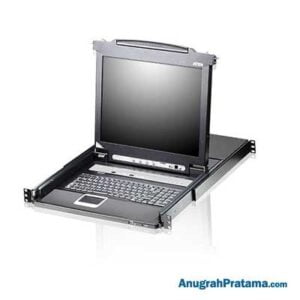 ATEN 16-Port PS/2-USB VGA 17 in Single Rail LCD KVM (CL5716FM-AT)