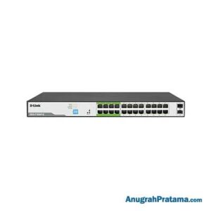 D-LINK DGS-F1026P-E 24-Port 1000Mbps PoE Switch with 2 SFP Ports