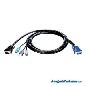 D-LINK KVM-401 1.8 Meter Convenient 4 in 1 KVM Cable