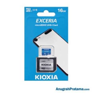 KIOXIA Micro SD Exceria CL10 U1 R100 with adapter 16GB