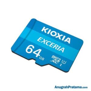 KIOXIA Micro SD Exceria CL10 U1 R100 with adapter 64GB