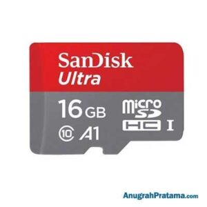 SANDISK Ultra 16GB Class 10 microSDHC UHS-1 Card 98MB/s Memory [SDSQUAR-016G-GN6MN]