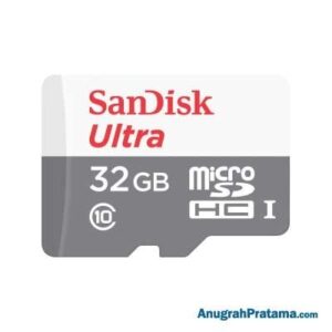 SANDISK Ultra 32GB Class 10 microSDHC UHS-I Card 100MB/s Memory [SDSQUNR-032G-GN3MN]