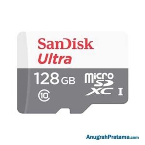 SANDISK Ultra 128GB Class 10 microSDXC UHS-I Card 100MB/s Memory [SDSQUNR-128G-GN6MN]