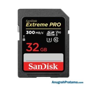 SANDISK Extreme Pro 32GB Class 10 SDHC UHS-II Card 300MB/s Memory [SDSDXDK-032G-GN4IN]