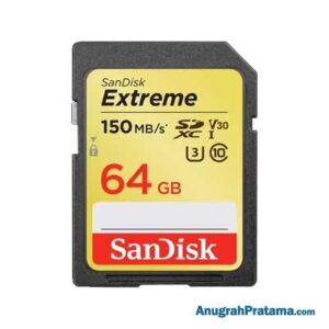 SANDISK Extreme 64GB Class 10 SDXC UHS-I Card 150MB/s Memory [SDSDXV6-064G-GNCIN]