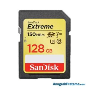 SANDISK Extreme 128GB Class 10 SDXC UHS-I Card 150MB/s Memory [SDSDXV5-128G-GNCIN]