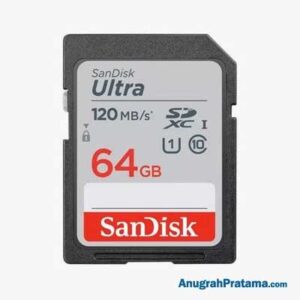 SANDISK Ultra 64GB Class 10 SDXC UHS-I Card 120MB/s Memory [SDSDUN4-064G-GN6IN]