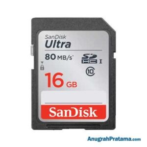 SANDISK Ultra 16GB Class 10 SDHC UHS-I Card 80MB/s Memory [SDSDUNC-016G-GN6IN]