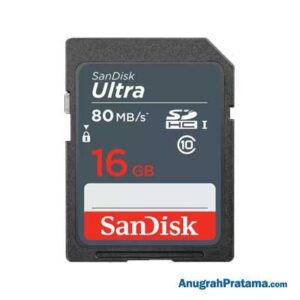 SANDISK Ultra 16GB Class 10 SDHC UHS-I Card 80MB/s Memory [SDSDUNS-016G-GN3IN]