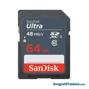 SANDISK Ultra 64GB Class 10 SDXC UHS-I Card 48MB/s Memory [SDSDUNB-064G-GN3IN]