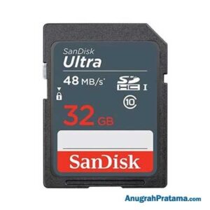 SANDISK Ultra 32GB Class 10 SDHC UHS-I Card 48MB/s Memory [SDSDUNB-032G-GN3IN]