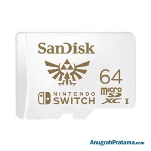 SANDISK 64GB microSDXC UHS-I Card 100MB/s Memory For Nintendo Switch [SDSQXAT-064G-GNCZN]
