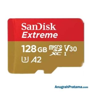 SANDISK Extreme 128GB Class 10 microSDXC UHS-I Card 160MB/s Memory With Adapter [SDSQXA1-128G-GN6AA]