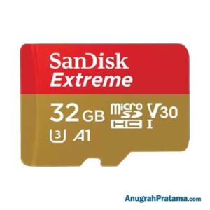 SANDISK Extreme 32GB Class 10 microSDHC UHS-I Card 100MB/s Memory With Adapter [SDSQXAF-032G-GN6AA]