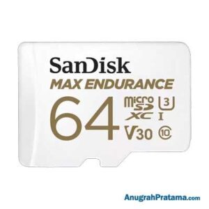 SANDISK Max Endurance 64GB Class 10 microSDXC UHS-I Card 100MB/s Memory With Adapter [SDSQQVR-064G-GN6IA]