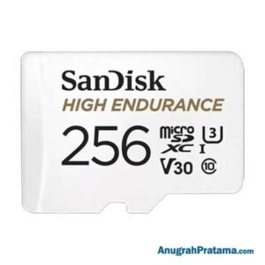 SANDISK High Endurance 256GB Class 10 microSDXC UHS-I Card 100MB/s Memory With Adapter [SDSQQNR-256G-GN6IA]