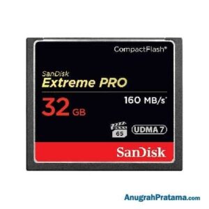 SANDISK Extreme Pro 32GB Compact Flash Card 160MB/s Memory [SDCFXPS-032G-X46]