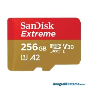 SANDISK Extreme 256GB Class 10 microSDXC UHS-I Card 160MB/s Memory For Mobile Gaming [SDSQXA1-256G-GN6GN]