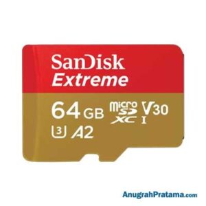 SANDISK Extreme 64GB Class 10 microSDXC UHS-I Card 160MB/s Memory [SDSQXA2-064G-GN6MN]