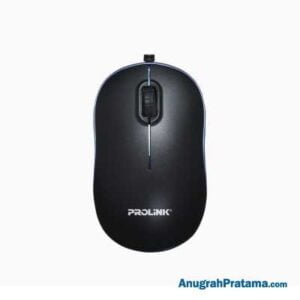 PROLINK PMC1006 USB Wired Optical Mouse - Black Blue