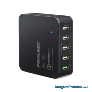 PROLINK PDC53001 5-Port USB Charger 30W - Black