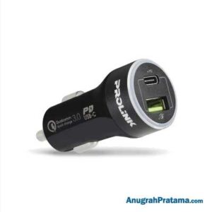 PROLINK PCC24501 2-Port Car Charger 45W with Power Delivery