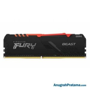 KINGSTON Fury Beast 16GB (8GB 1G x 64-Bit x 2 pcs.) DDR4-3200 CL16 288-Pin DIMM Kit Memory RGB (KF432C16BBAK2/16)