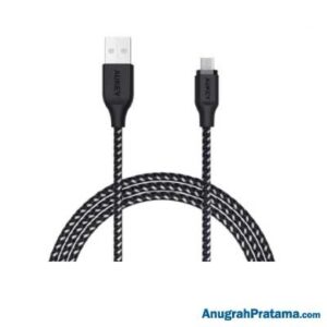 AUKEY Kabel Charger 1m Braided Nylon USB2.0 to Micro CB-BAM1 - Black