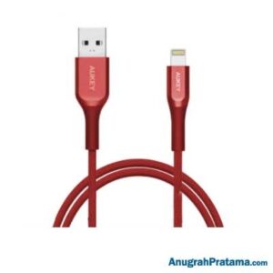 AUKEY Kabel Charger USB-A to Lightning CB-AKL1 - Red