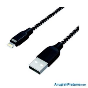 AUKEY Kabel Charger Lightning Braided MFI Apple CB-AL2 - Black