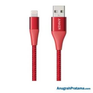 ANKER A8452 Kabel Charger PowerLine + II 3ft Lightning - Red