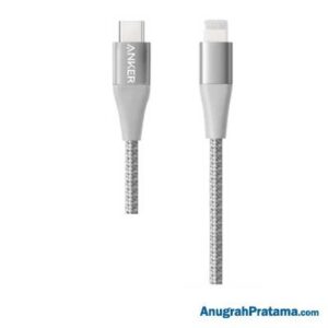 ANKER A8652 Kabel Charger PowerLine +II USB-C Cable with Lightning Connector 3Ft - Grey