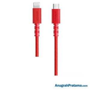 ANKER A8617 Kabel Charger PowerLine Select+ USB-C to Lightning 3ft - Red